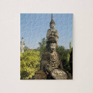 Who Do You Worship? Nong Khai, Isaan, Thailand Jigsaw Puzzle