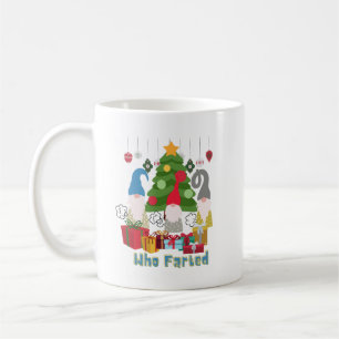 Who Farted Christmas Elves Coffee Mug
