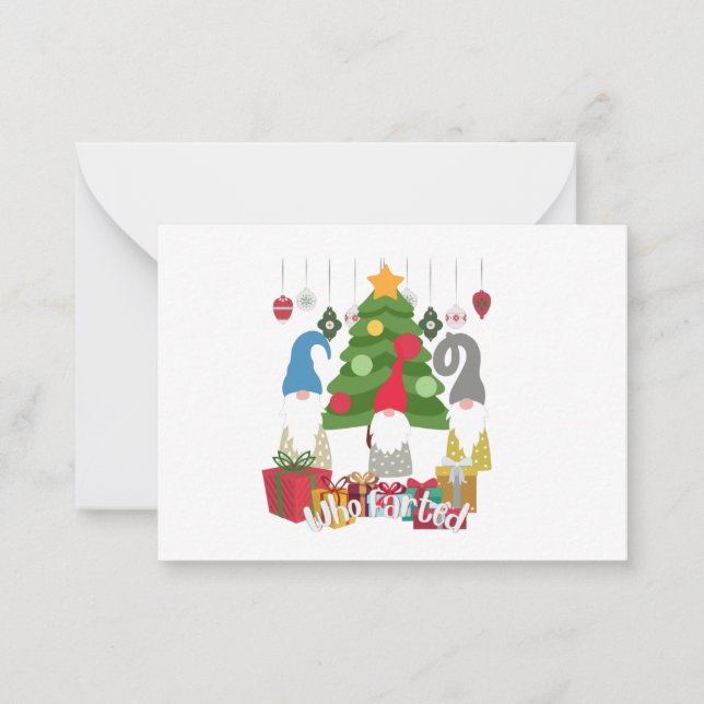 Who Farted Elves Card (Front)