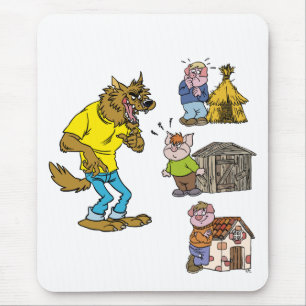 Who fears the Big Bully Wolf? Mousepad