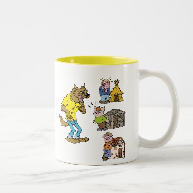 Who fears the Big Bully Wolf? Mug (Right)