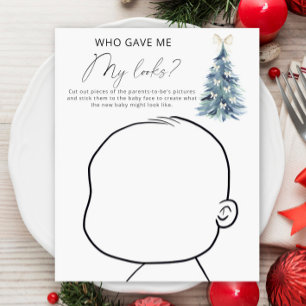Who gave me my looks baby shower game