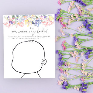 Who gave me my looks baby shower game
