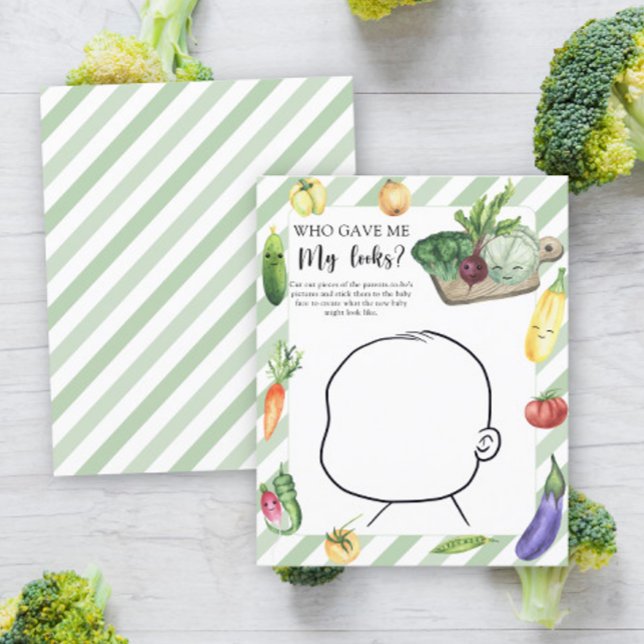 Who gave me my looks baby shower game (Creator Uploaded)