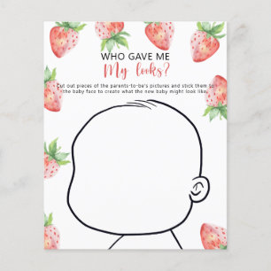 Who gave me my looks baby shower game