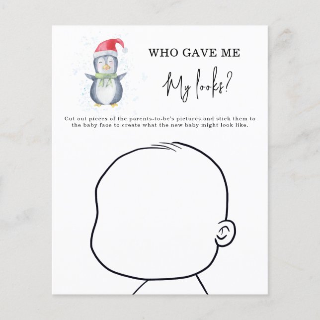 Who gave me My looks? - Cute Penguin (Front)