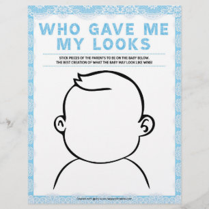 Who Gave Me My Looks [Luxury Lace [Blue]] Custom Letterhead