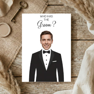 Who Has The Groom Scratch Off Game Bridal Shower Thank You Card