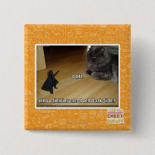 Who invented the dark side? 15 cm square badge
