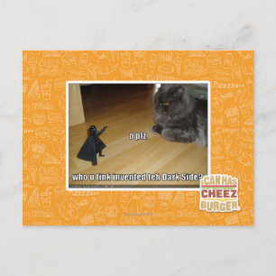 Who invented the dark side? postcard