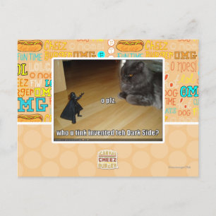 Who invented the dark side? postcard