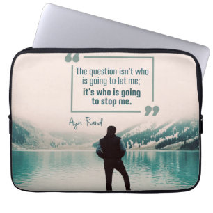 Who Is Going To Stop Me Laptop Sleeve
