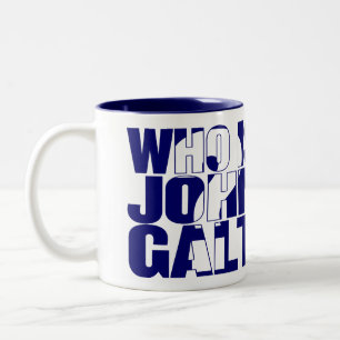Who is John Galt? 11oz mug blue