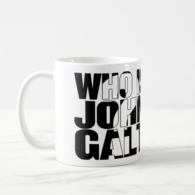 Who is John Galt? 15oz mug (Left)