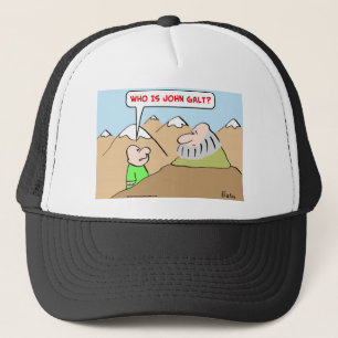 who is john galt ayn rand objectivism trucker hat