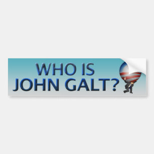 Who Is John Galt? Bumper Sticker