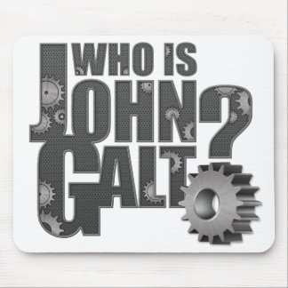 Who is John Galt? Gears Mouse Pad
