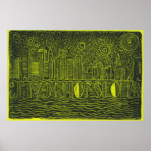 Who Is John Galt...New York City Skyline Poster
