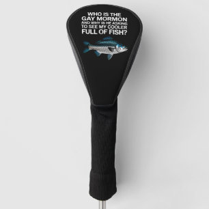 Who Is The Gay Mormon Funny LGBTQ Pride Fish Golf Head Cover