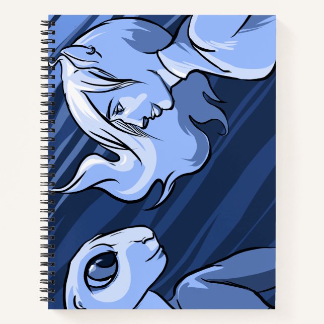 Who Is Willing 8.5" x 11" Spiral Blank Notebook (Front)