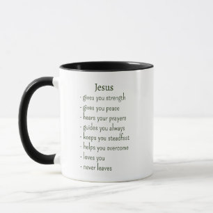 Who Jesus is Comforting Reminder Keepsake Gift Mug