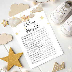 Who Knows Mommy Best Game Over the Moon Baby showe