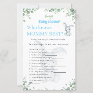 Who Knows Mummy Best? Baby Shower Game