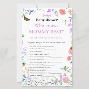 Who Knows Mummy Best? Baby Shower Game