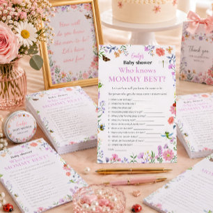 Who Knows Mummy Best? Baby Shower Game