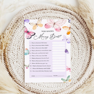 Who Knows Mummy Best Game Cards