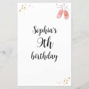 Who Knows The Birthday Girl Best Game - Ballerina