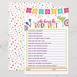 Who Knows the Bride Best - Fiesta WH