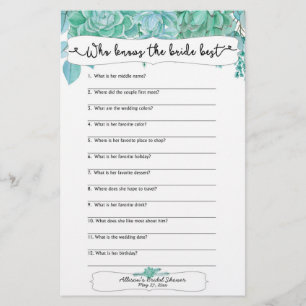 Who knows the bride best, he said she said 3961