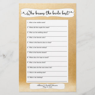 Who knows the bride best, he said she said 3982