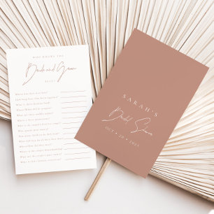 Who Knows The Bride&Groom Best Bridal Shower Game