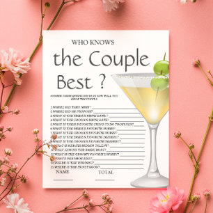 Who knows the couple best Elegant Bridal Game