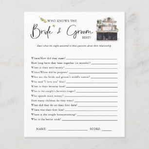 Who Knows Them Best   Bridal Shower Game