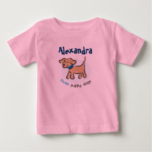 Who loves puppies? baby T-Shirt