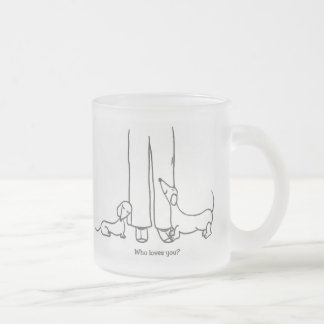 Who Loves You?  Frosted Mug