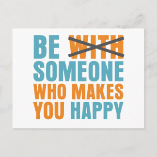 Who Makes You Happy Postcard