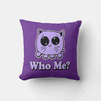 Who Me Kitty Cushion