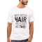 Who Needs Hair Funny Slogan