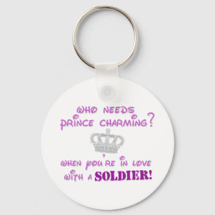 Who needs Prince Charming? Key Ring