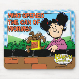 Who Opened The Can of Worms Mouse Mat