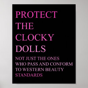 Who P And Conform To Western Beauty Standards Poster