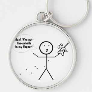 Who Put Cheeseballs in My Hopper Key Ring