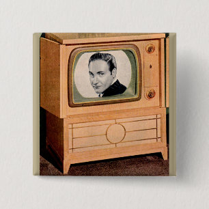Who’s on TV? 15 Cm Square Badge
