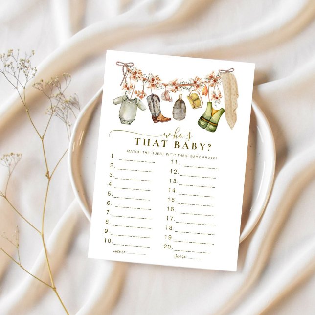 Who’s That Baby? Reel Excited Fishing Baby Shower  (Creator Uploaded)