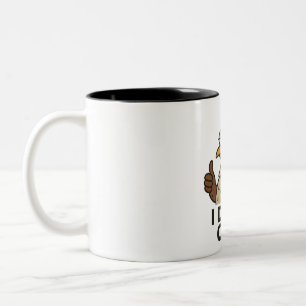 Who Said Chickens Don’t Dream ? Two-Tone Coffee Mug
