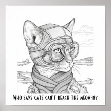 Who says cats can't reach the meow-n? Abyssinian